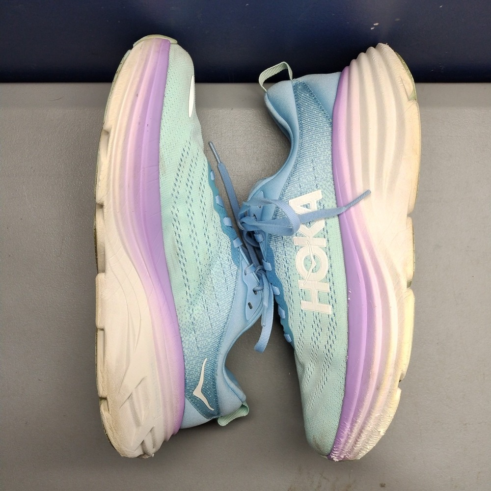 Hoka One One Bondi 8 Running Shoes Womens 10.5D Wide Max Cushioned 1127954 ABSO - Picture 3 of 10
